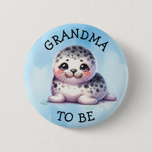 Oma Polar Arctic Winter Baby Show Button