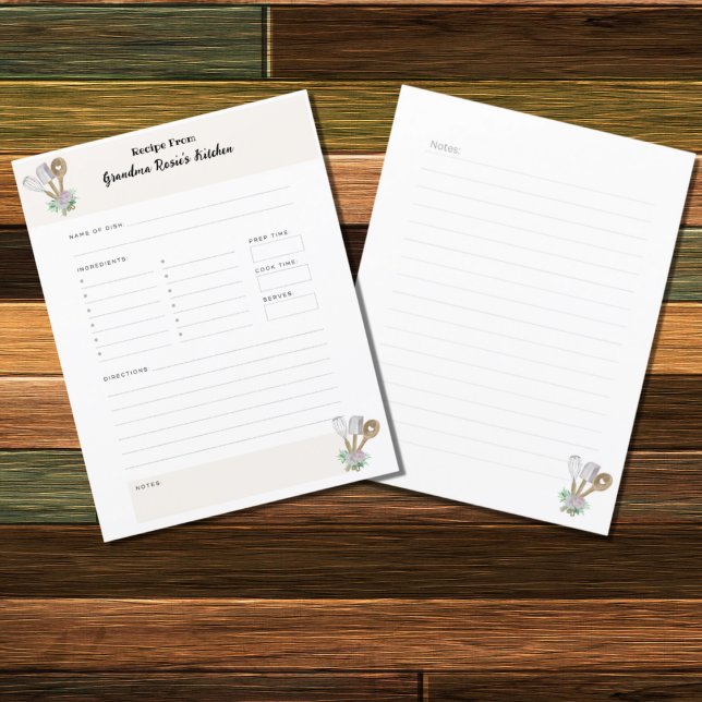 Oma Recipes | Personalisierte Länderrezeptseite (Von Creator hochgeladen)