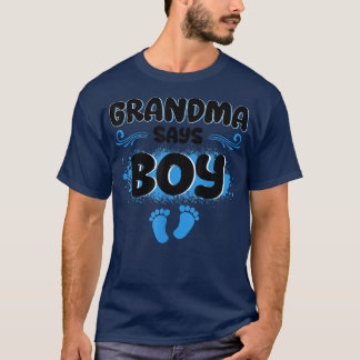 Oma sagt "Boy Niedlich Blue Gender Reveunce" T-Shirt