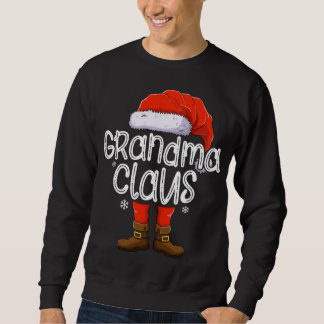 Oma Santa Claus Matching Christmas Family X-ma Sweatshirt