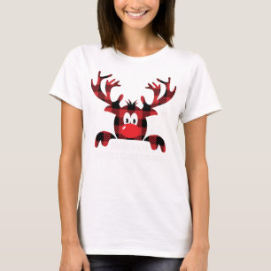 Oma Sei immer du selbst Rentier Weihnachtsmann Hut T-Shirt