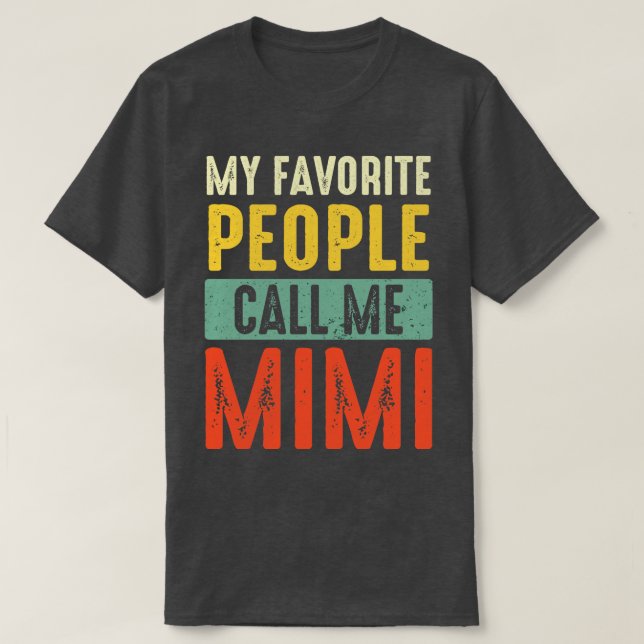 Oma Shirt Meine Liebsten nennen mich Mimi Shir (Design vorne)