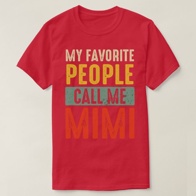 Oma Shirt Meine Liebsten nennen mich Mimi Shir (Design vorne)