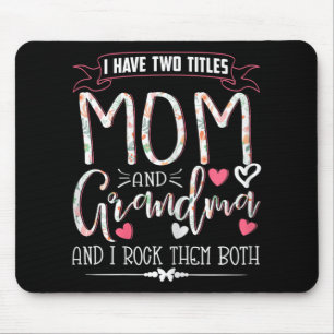 Oma Shirts Mama und Oma I Rock Mousepad