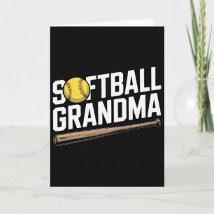 Oma Softball feiert jeden Treffer stolz Sport  Karte