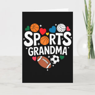 Oma Sport Enkelkinder Großmutter  Karte