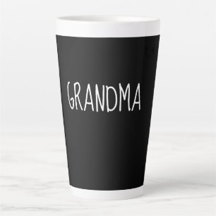 Oma – Süßes Minimal-Familiendesign Milchtasse