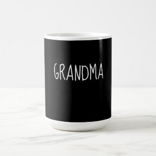 Oma – Süßes Minimalistisches Familendesign Kaffeetasse