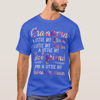 Oma Teacher Bester Freund Partner der Kriminalität T-Shirt