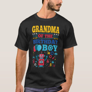 Oma The Birthday Boy Robot Matching Family T-Shirt