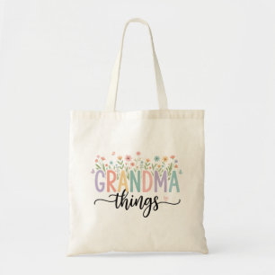 Oma Things Floral-Taschentücher-Tasche - Personali Tragetasche