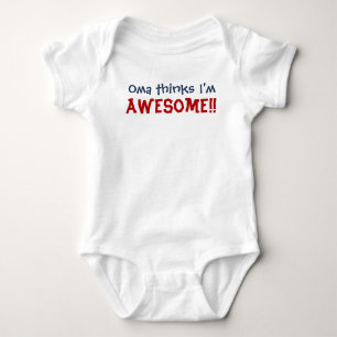 Oma Thinks, ich bin Phantastisch! Baby Säugling Bo Strampler