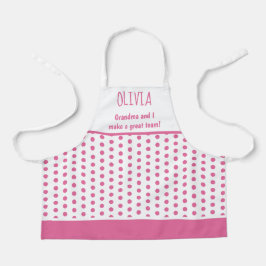 Oma und Child Pink Backen Küchengeschirr Schürze