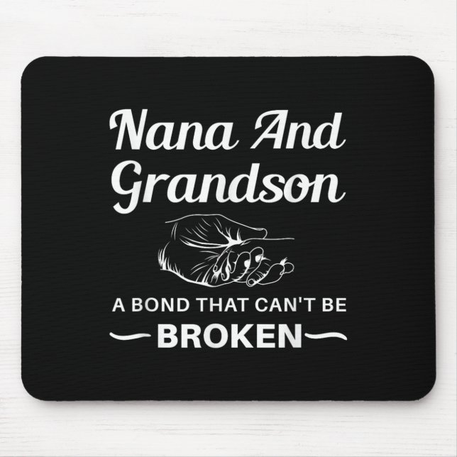 Oma und Enkel Eine unzerbrechliche Bindung  Mousepad (Vorne)