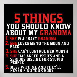 Oma und Großkinder Poster