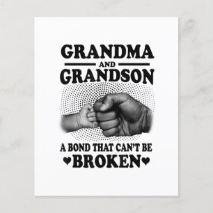 Oma und Oma Anleihe, die nicht zerbrochen werden k Flyer