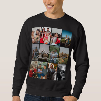 Oma und Opa 12 Foto-Erinnerungs-Collage Vorlage Sweatshirt