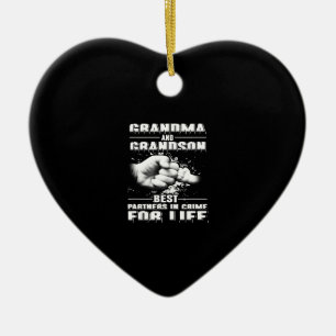Oma und Opa Best Partners Verbrechen für das Leben Keramik Ornament