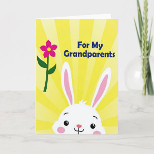 Oma und Opa Fluffy Freund Karte