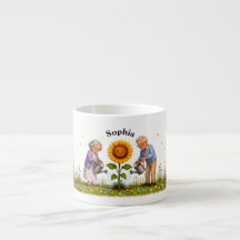 Oma und Opa kleine Sonne Kaffeetasse