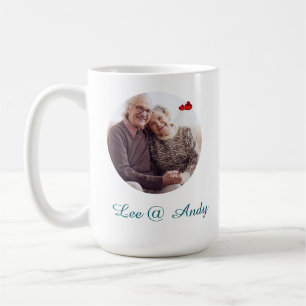Oma und Opa personalisierte Foto Namens Tasse