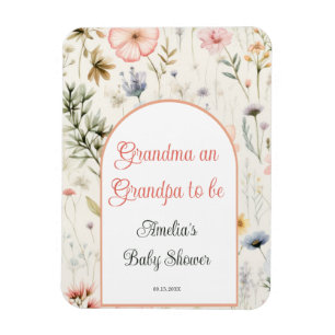 Oma und Opa zum Kinderdusche im Blut Magnet