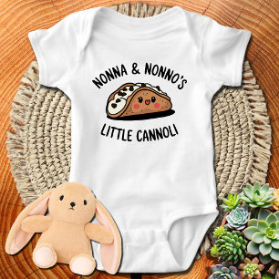Oma und Opas kleines Cannoli Süßes Italienisch Baby Strampler