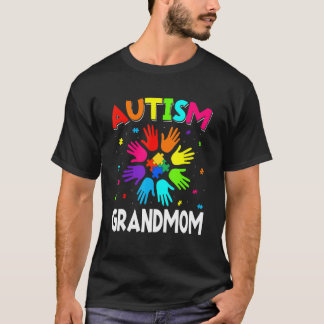 Oma Unterstützt Autismus-Bewusstsein Familie T-Shirt