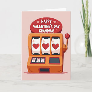 Oma Valentinstag-Glückwunschkarte Karte