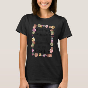 Oma verlassen Cooler Nähen 2 T-Shirt