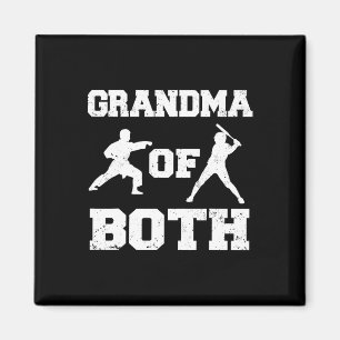 Oma von beiden Funny Sell und Karate Oma Magnet