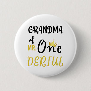 Oma von Mr. Onederful Wonderful Funny 1st Bday Button