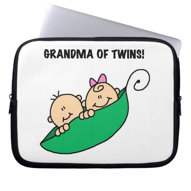 Oma von Twins Geschenke Laptopschutzhülle (Vorderseite)