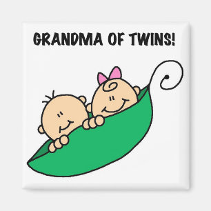 Oma von Twins Peas in a Pod Tshirts and Gifts Magnet