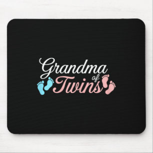 Oma von Twins Shirt Frauen zwei Großmütter Mousepad