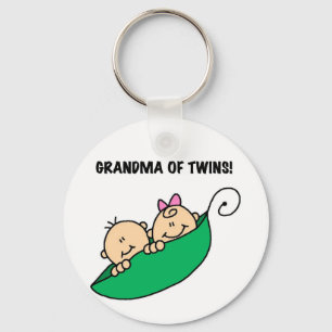 Oma von Twins Tshirts und Geschenke Schlüsselanhänger