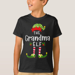 Oma Weihnachtself passendes Schlafanzug X-mas-Part T-Shirt