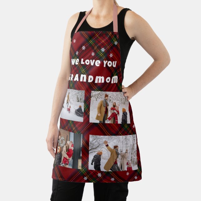 Oma Weihnachtsfoto-Geschenk Schürze (InSitu)