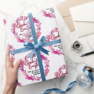 Oma weiß alles geschenkpapier