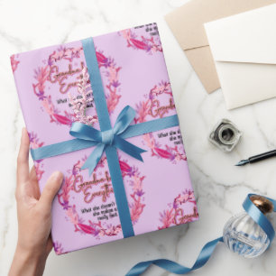 Oma weiß alles geschenkpapier