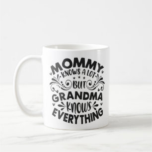 Oma weiß alles Muttertag Kaffeetasse
