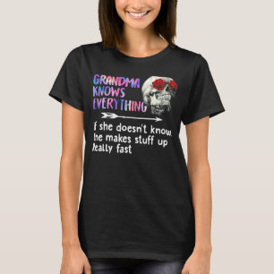 Oma weiß alles, wenn sie nicht mothe weiß T-Shirt