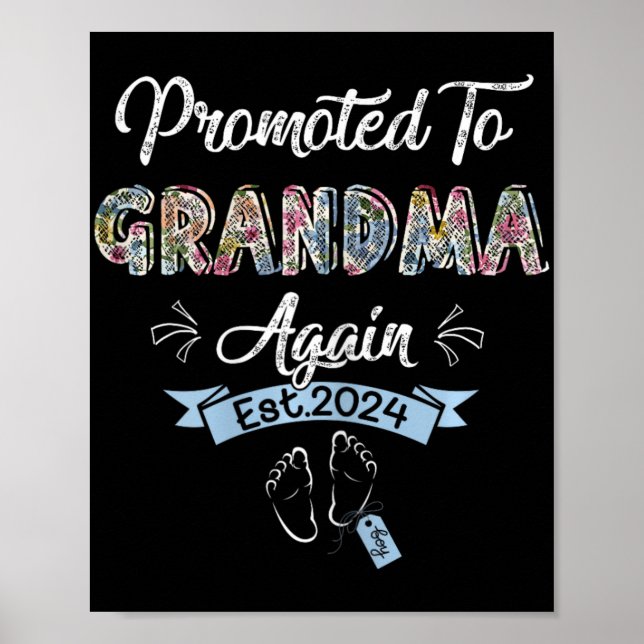 Oma wieder nach der Schwangerschaftsankündigung 20 Poster (Vorne)