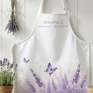 Oma Wildblumen Schmetterling Geburtstag Floral Schürze