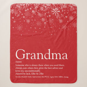 Oma Winter Snowflakes Holiday Definition Sherpadecke
