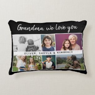 Oma, wir Liebe Sie Großkinder 6 FotoCollage Dekokissen
