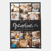 Oma Wir Liebe Sie hören Moderne FotoCollage