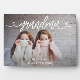 Oma Wir Liebe Sie Personalisiert Foto Plaque Fotoplatte