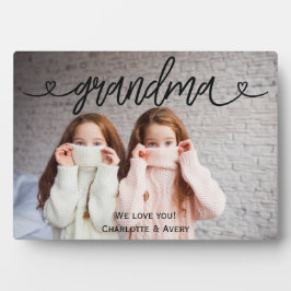 Oma Wir Liebe Sie Personalisiert Foto Plaque Fotoplatte