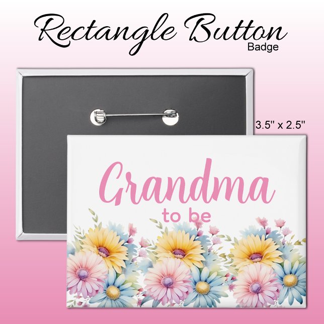 Oma wird gerbera Blumen rosa Button (Von Creator hochgeladen)